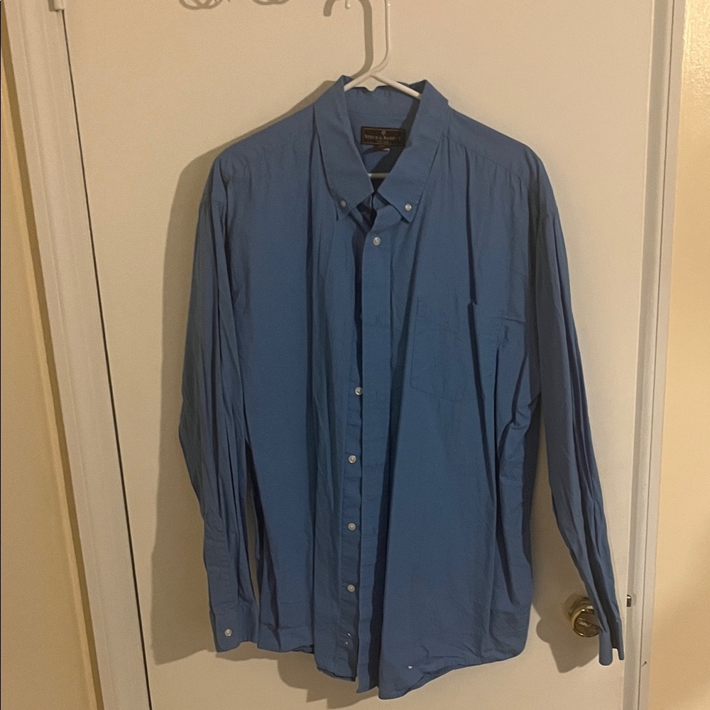 Steve & Barry's Light Blue Casual Button-Down Shirt